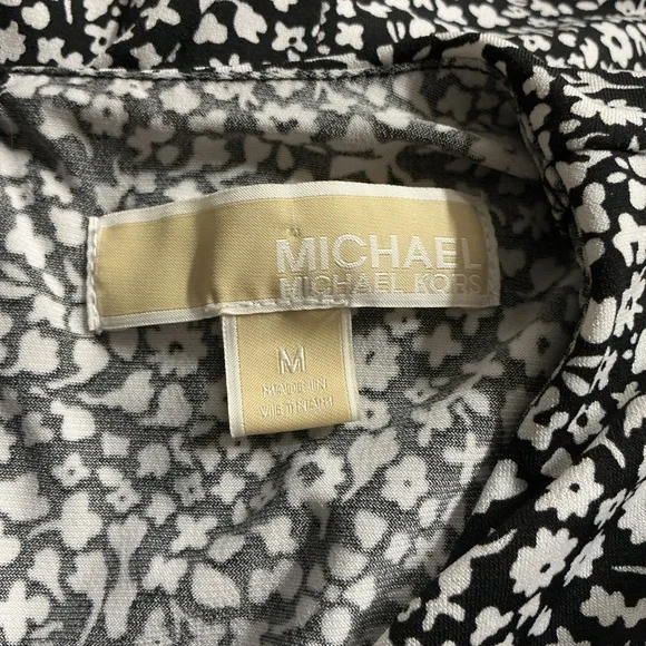 Michael Kors Black and White Patterned Jumpsuit size M - Picture 5 of 12